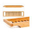 Freestanding Bamboo Bathroom Accessory Tray