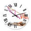 Horloge murale bohème et éclectique-60280631