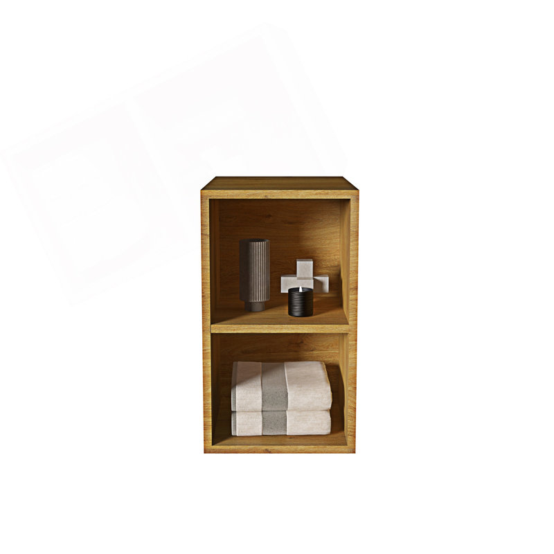 Armoire d'entrée, armoire de salle de bain à tablettes ouvertes, armoire de rangement murale