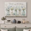 «Cherish Every Little Blessing Blue Floral Vase», images de salon, impression sur toile encadrée-134328950-134328946