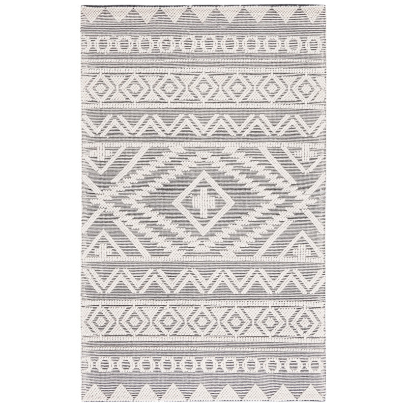 Tapis d'intérieur tissé à plat à la machine Demetra, Rectangle 9 pi x 12 pi