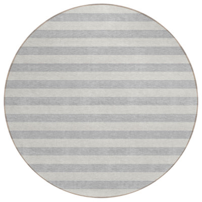 Hasad Washable Striped Indoor / Outdoor Rug
