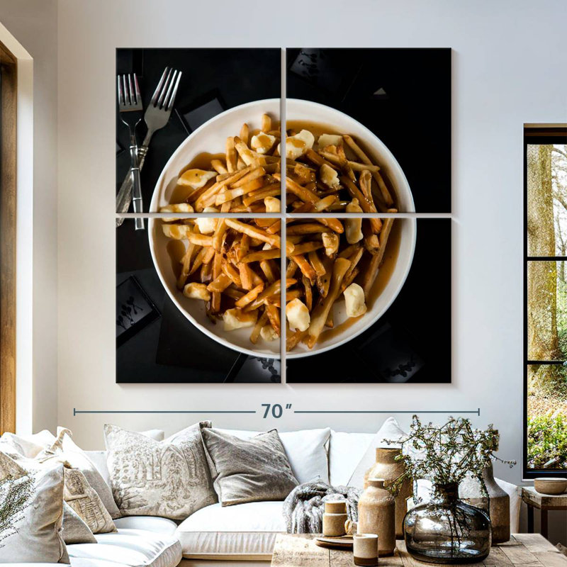 Yarlin Poutine Plate, 57" H x 57" W