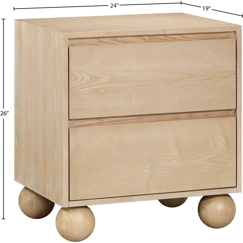 Table de chevet Kent Rosalba, Naturel