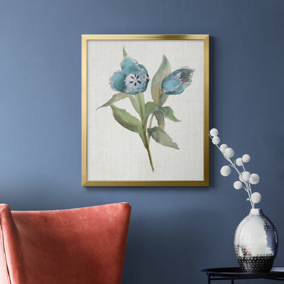 Blue Tulip Picks I Premium Framed Canvas - Ready to Hang