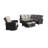Linnie 8 - Person Patio Conversation Set with Cushions