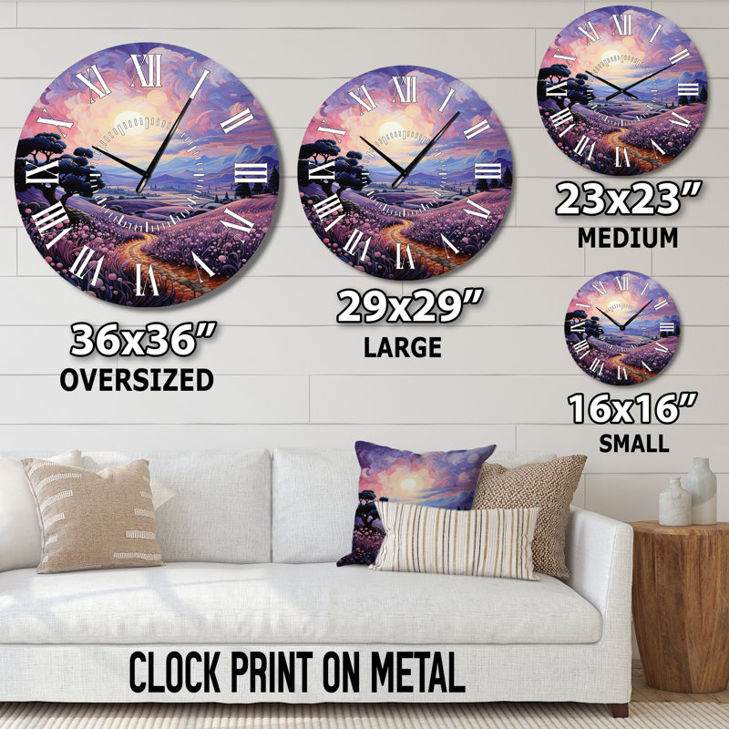 Horloge murale Vangogh, Grand