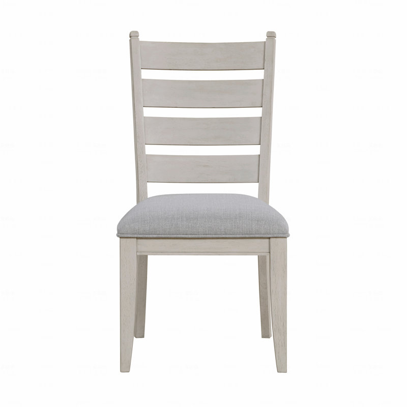 Ensemble de 2 chaises de salle à manger, chaises d'appoint de style campagnard finition antique en bois durable et confortable avec siège rembourré