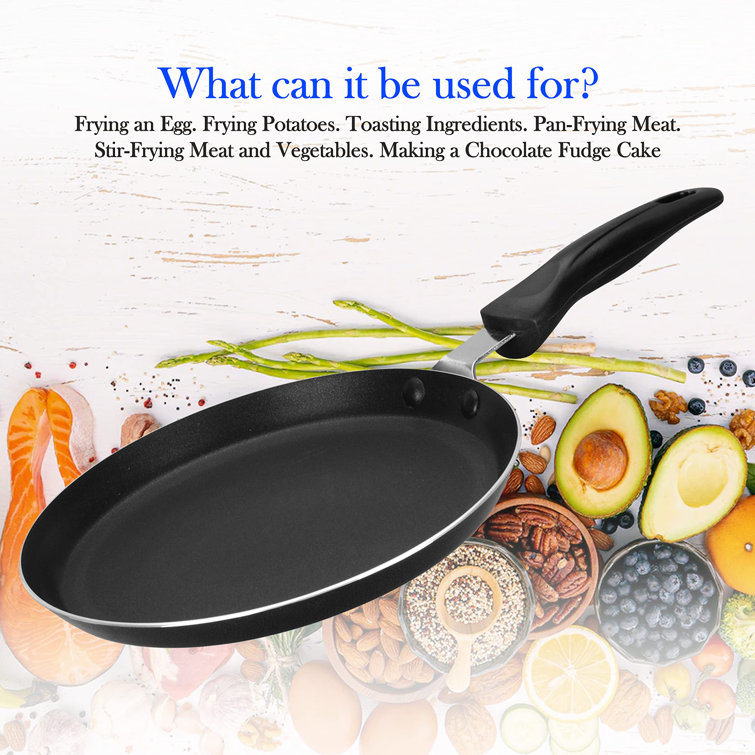 Bergner Prochef by Bergner - 11 Cast Aluminum Non Stick Griddle Pan, 11  Inches, Black