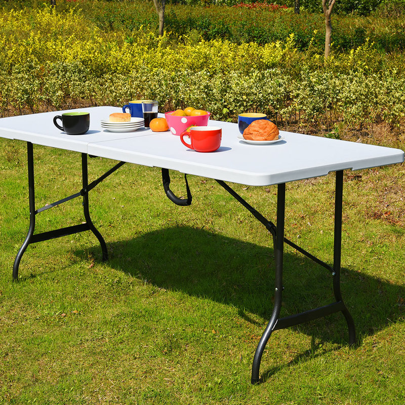 Minnesota Rectangular Metal Folding Outdoor Buffet & Console Table , cm W 70cm cm D, 72cm H x 220cm L x 70cm W