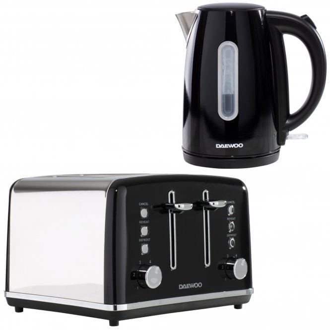 Daewoo KENSINGTON 1.5L Electric Tea Kettle, Black