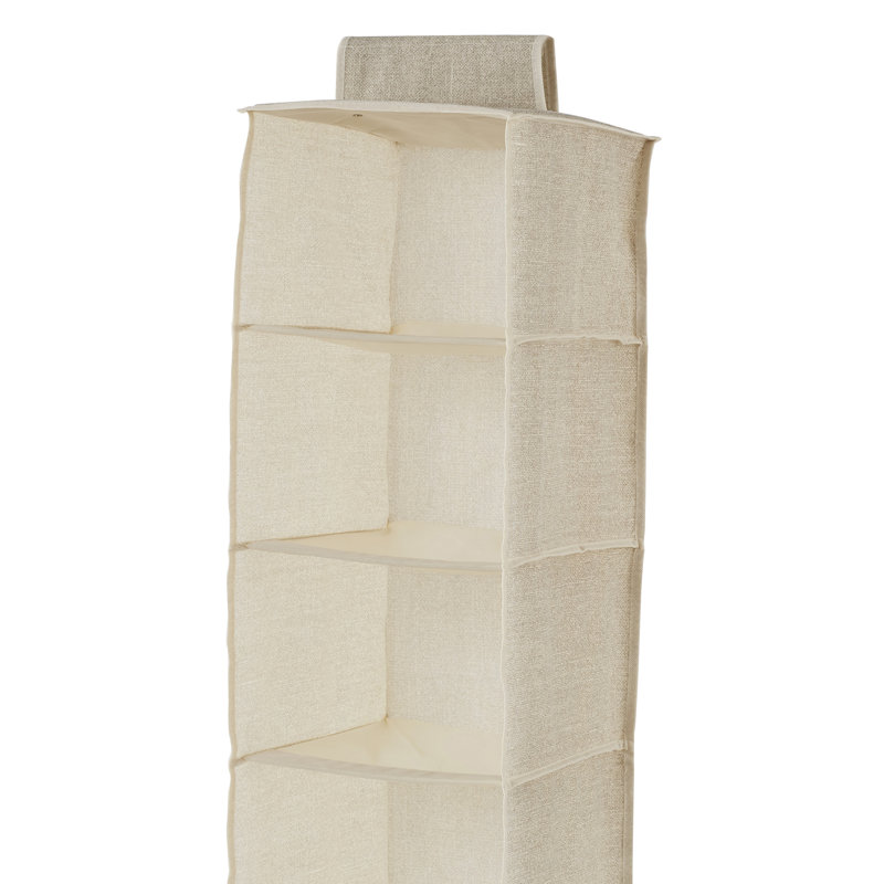Rasiah Fabric Hanging Organizer, Beige