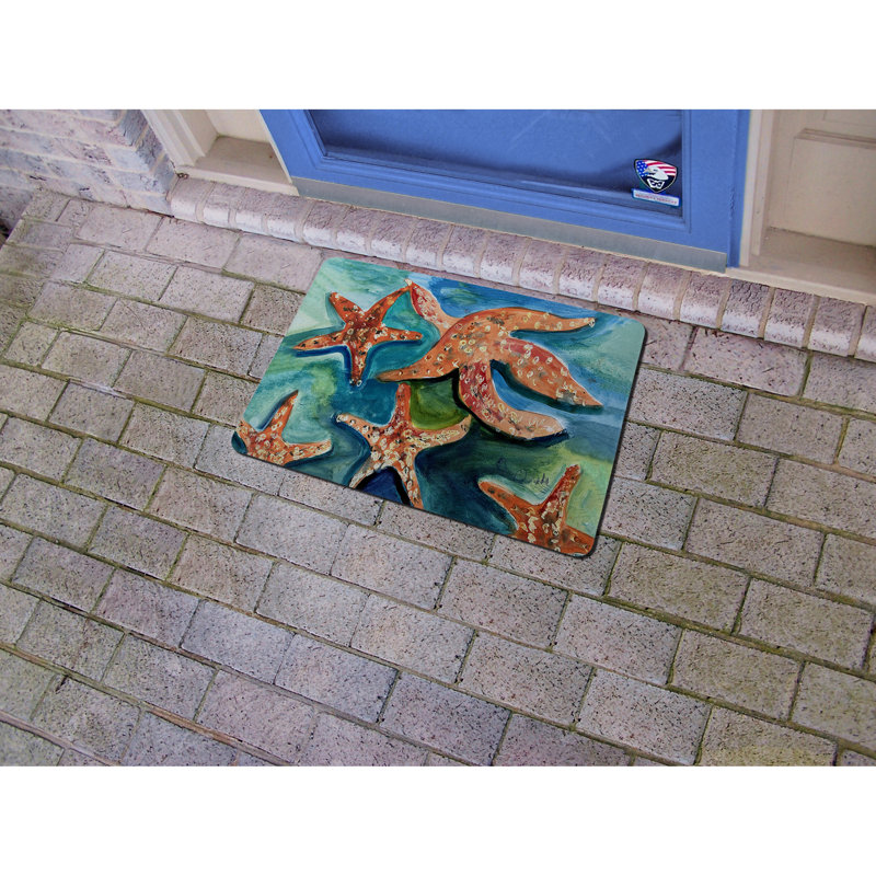 Tapis de porte antidérapant Carin, l 18 po x L 26 po