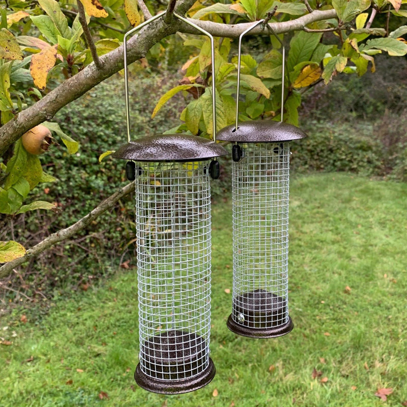 Erdenheim Metal Hanging Tube Bird Feeder