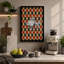 Fish in Ornament Eclectic - Wrapped Canvas-460410547-460410555