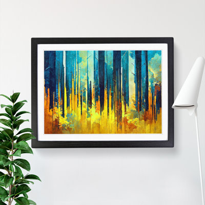Special Abstract Forest Vol.4 - Framed Print
