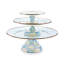 Sky Check Large Pedestal Platter