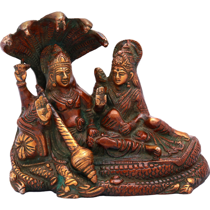 Statue de lord Vishnu et déesse Lakshmi
