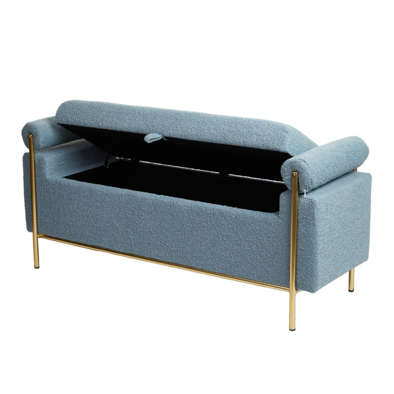 Repose-pieds rectangulaire avec rangement Eib