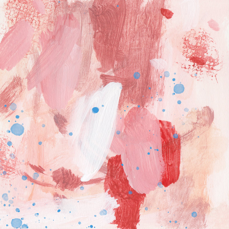 Pink Sky III by Melissa Wang - Wrapped Canvas Painting, 51cm H x 51cm W