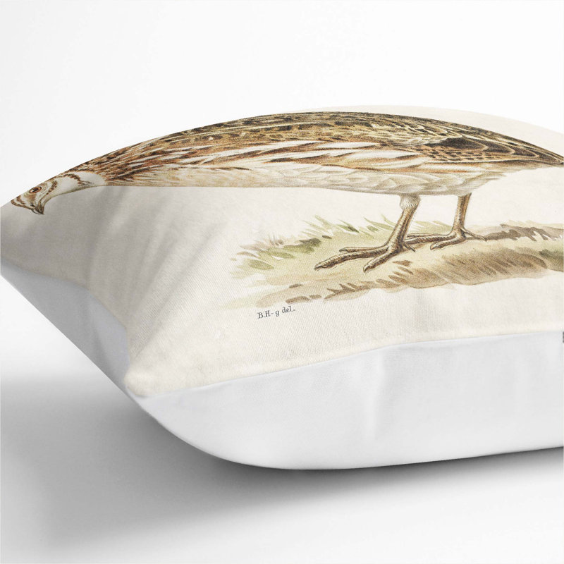 Square Throw Cushion, White, 40cm H x 40cm W x 15cm D