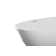 BE 65'' x 34'' Freestanding Soaking Solid Surface Bathtub