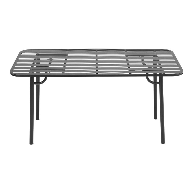 Rectangular Outdoor Table, 72.5cm H x 160cm W x 80cm D