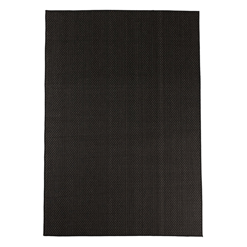 Tapis noir Felicidade, Rectangle 2 pi x 3 pi