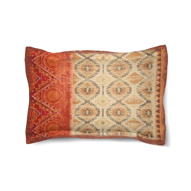 Southwest Medallion Cotton Pillow Sham