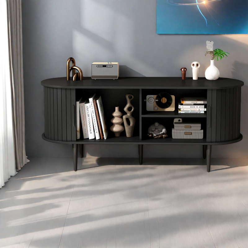 Spacieux meubles de rangement et téléviseurs, console moderne en MDF pour la maison