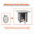 28'' Square Metal Fire Pit Accessory