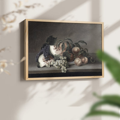 Motif floral rétro - LXVI - reproduction encadrée