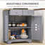 Buffet avec 2 tiroirs pour le rangement du café