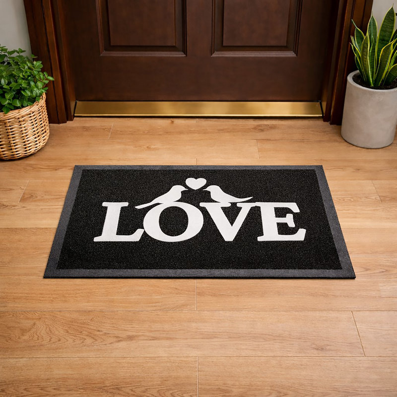Tapis d'entrée antidérapant Cheriese 24 po x 16 po