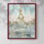 Série FLORAL Dxxvii - reproduction encadrée de qualité supérieure - prête à être accrochée - aucun clou requis-320649407-320649406