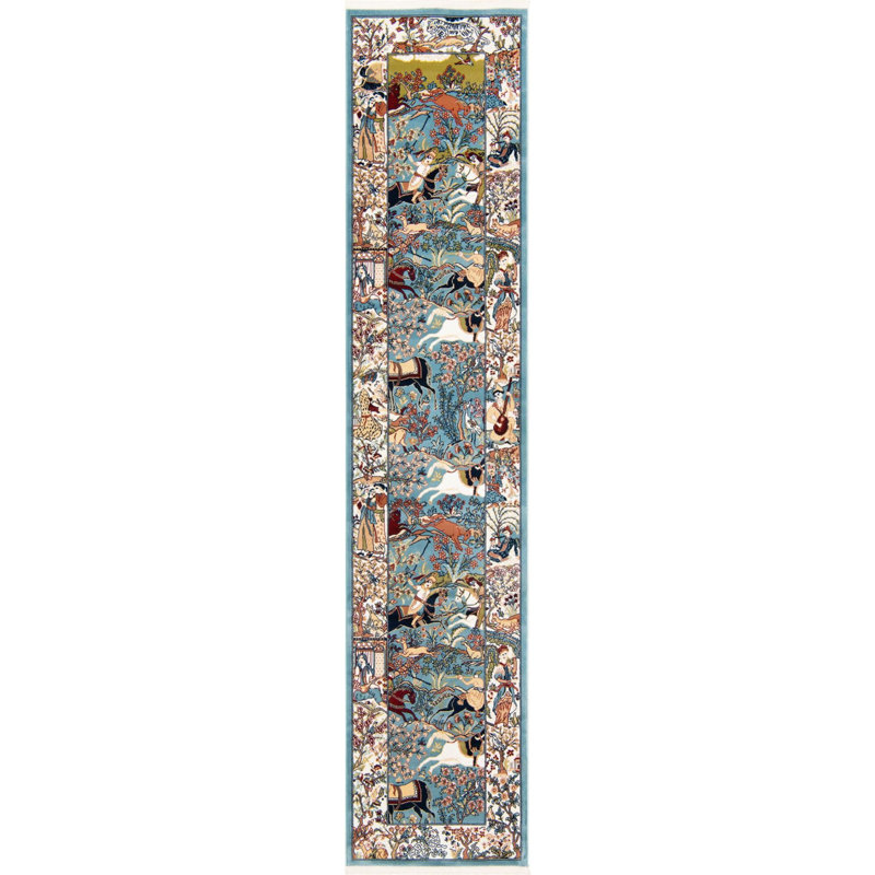 Kelayeh Oriental Indoor Rug, Runner 2'7" x 12'