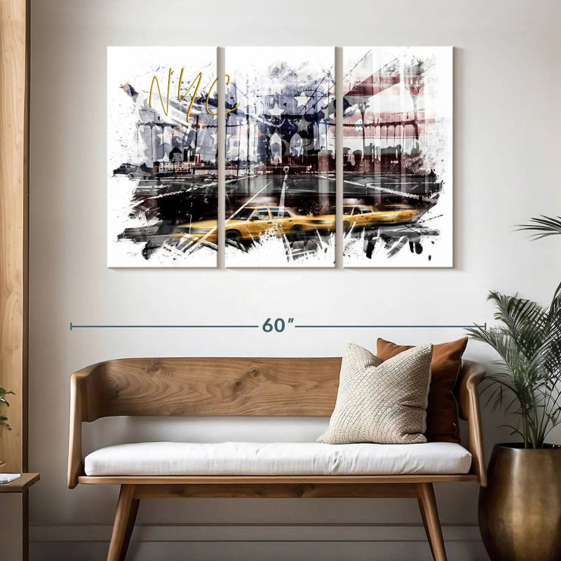 Nicci NYC Composing, 32" H x 50" W