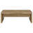 Nette 2Pc Coffee and End Table Set, Rustic Mango Finish, Brown Wood