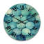 Horloge murale en bois massif Marinette-1972855842