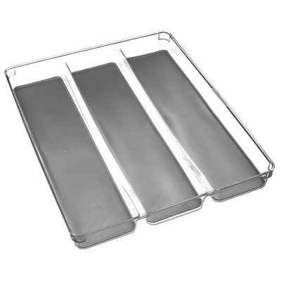 Draw Tidy Plastic Rectangle Flatware Caddy