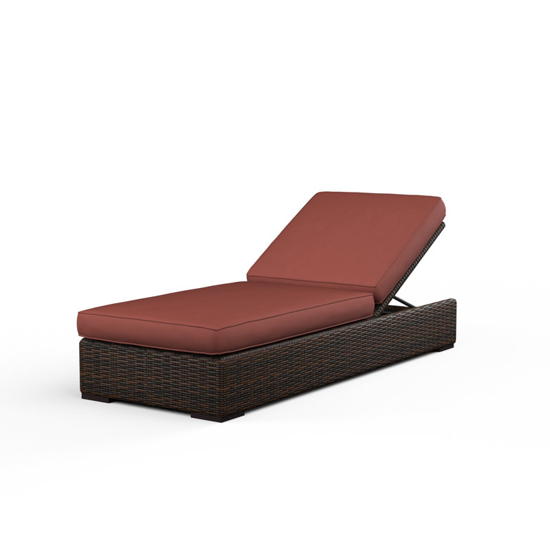 Montecito Outdoor Chaise Lounge, Canvas Henna Sunbrella® Canvas