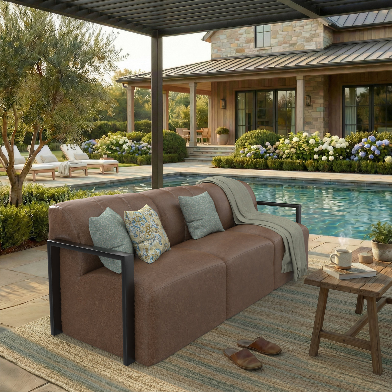 Praia 90" Patio Sofa