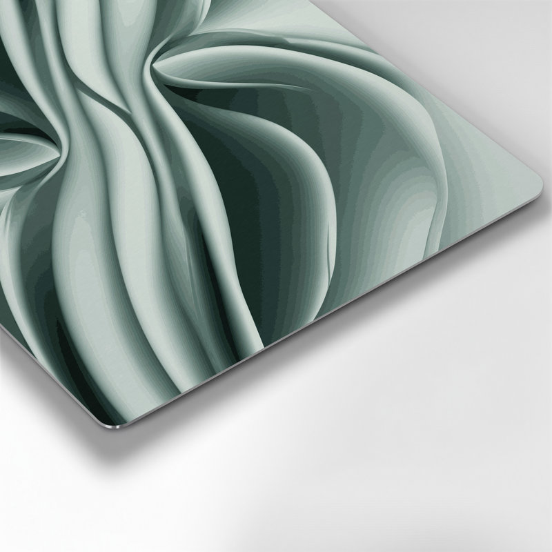 «Gradient Abstract 18 Green», art mural en métal, H 20 po x l 30 po