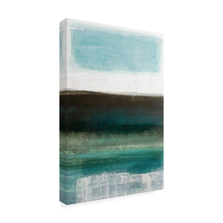 Trademark Art Abstract Simone Christen Sea Breeze II On Canvas Print