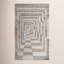 Mesa Geometric Area Rug in Sand Multi-906620669