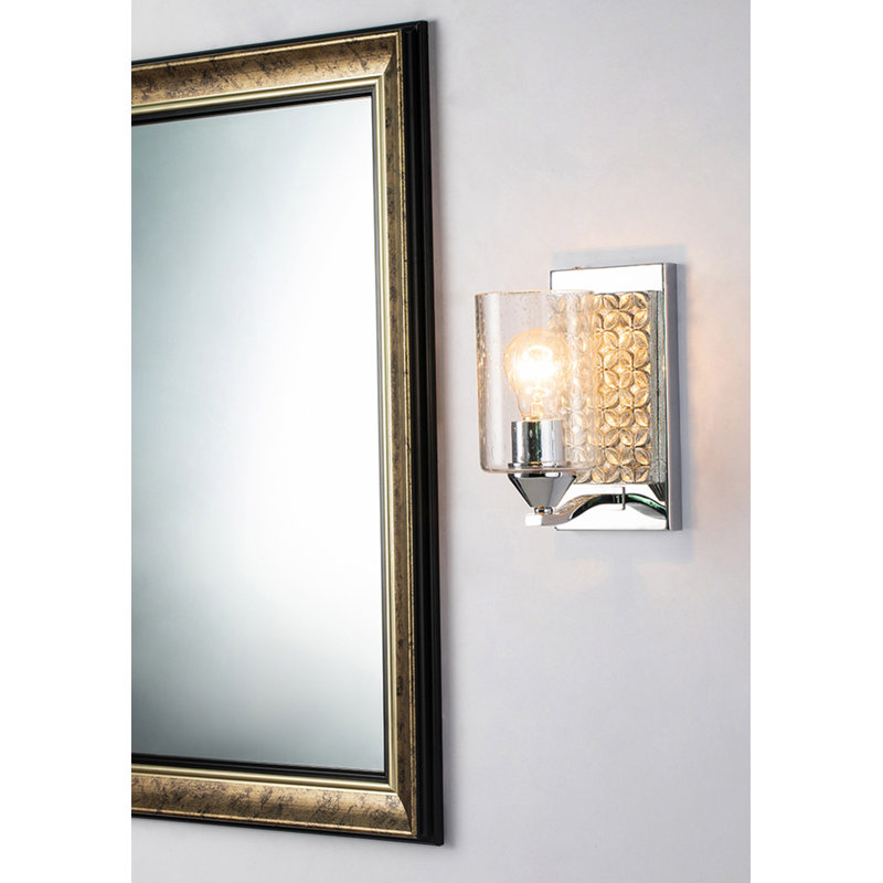 Arcadia 1 Light Wall Sconce, Silver