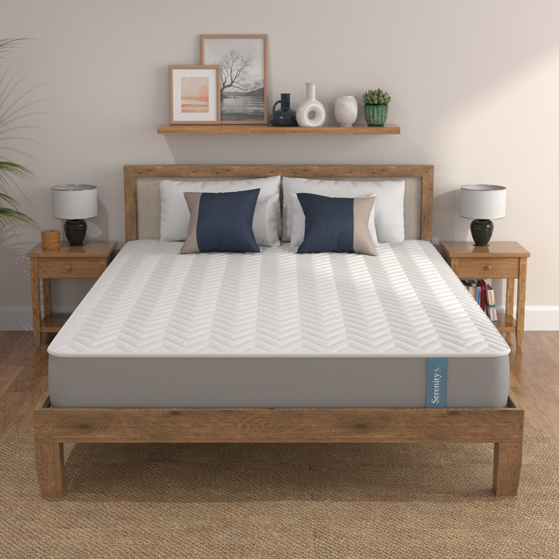 Serenity Coil Spring And Comfort Foam Hybrid Mattress,  Small Double (4")
