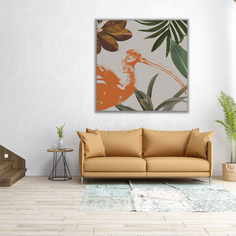 «Tropical Bird VI», reproduction d'art sur toile, H 12 po x l 12 po
