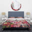 Ensemble de housse de couette en microfibre / polyester Paris In Bloom Vintage Collage-70249882