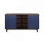 Buffet bleu marine